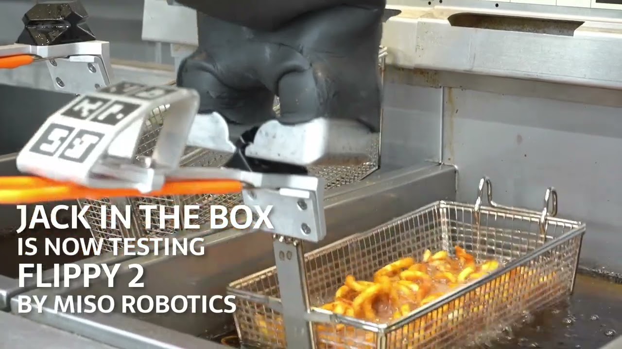 Testing robotic kitchen assistants from Miso by Jack in the Box -